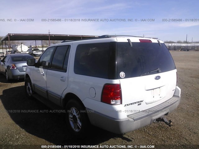 1FMPU16L23LC11936 - 2003 FORD EXPEDITION XLT Ağ foto 3