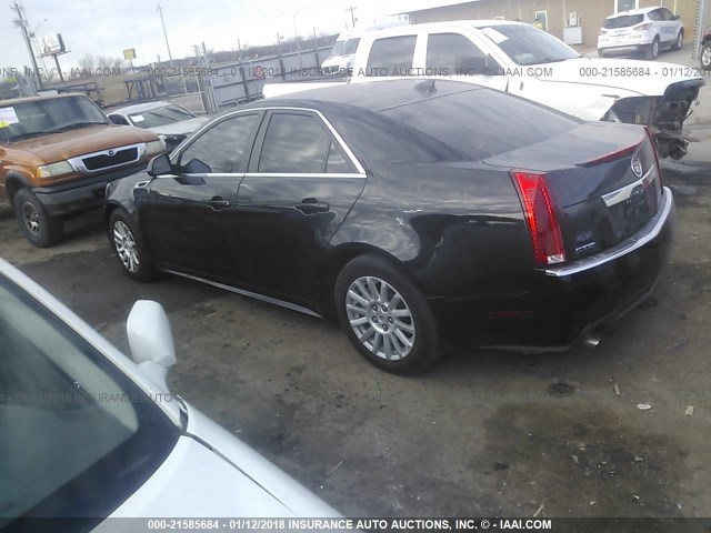 1G6DF5E5XD0139546 - 2013 CADILLAC CTS LUXURY COLLECTION BLACK photo 3