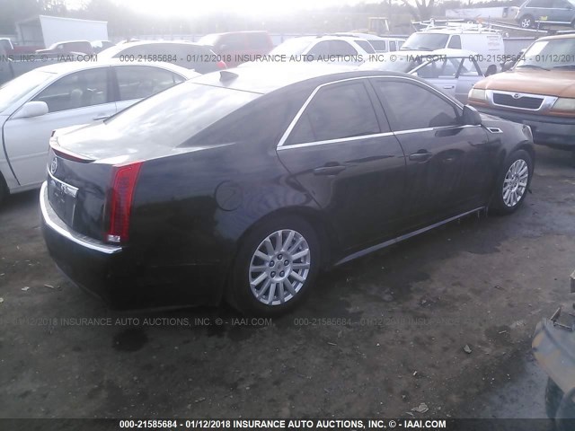 1G6DF5E5XD0139546 - 2013 CADILLAC CTS LUXURY COLLECTION BLACK photo 4
