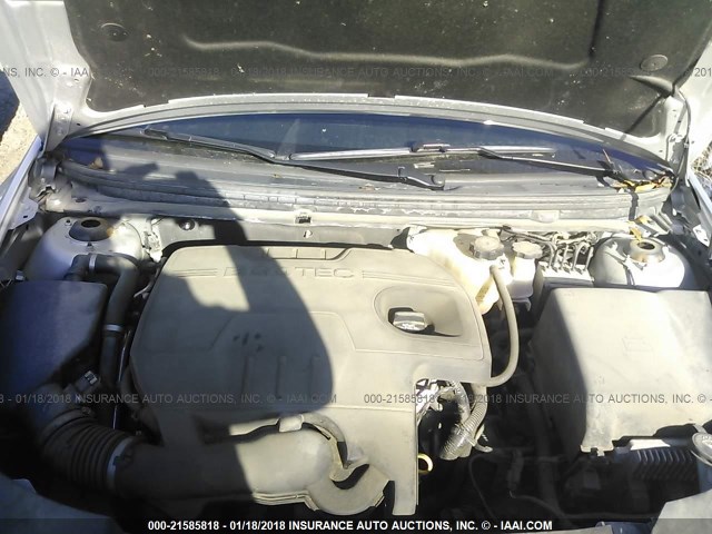 1G1ZC5E09CF272738 - 2012 CHEVROLET MALIBU 1LT 银色 照片 10