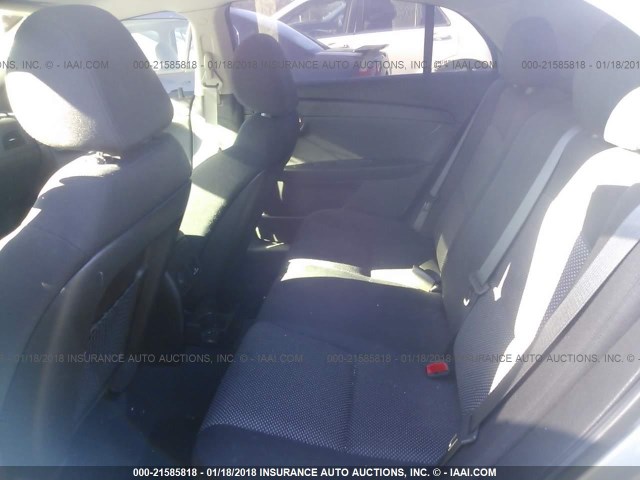 1G1ZC5E09CF272738 - 2012 CHEVROLET MALIBU 1LT 银色 照片 8