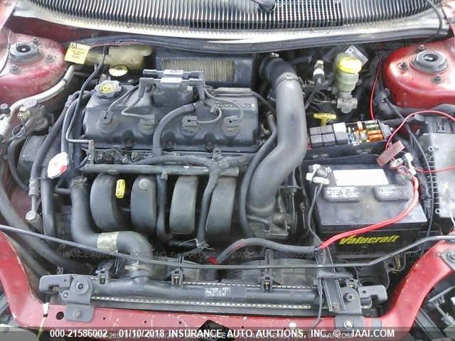 1B3ES47C3WD605978 - 1998 DODGE NEON HIGHLINE/SPORT/LE RED photo 10