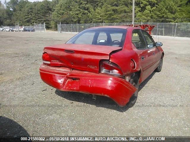 1B3ES47C3WD605978 - 1998 DODGE NEON HIGHLINE/SPORT/LE RED photo 6