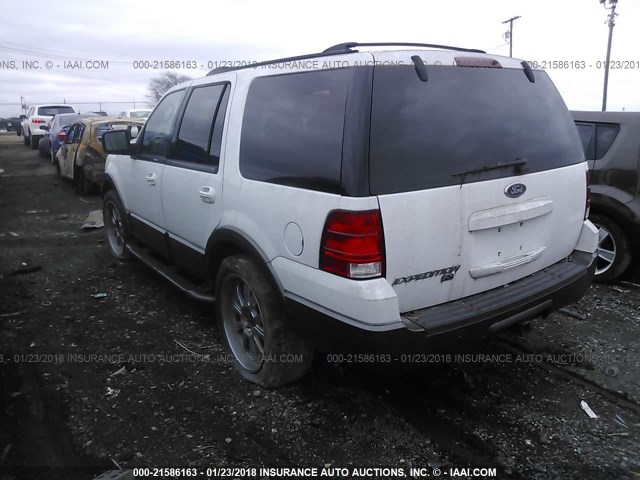 1FMFU15L44LB25431 - 2004 FORD EXPEDITION XLT თეთრი ფოტო 3