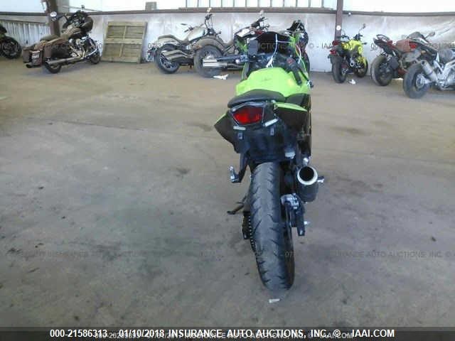 JKAEXMJ159DA30355 - 2009 KAWASAKI EX250 J GREEN photo 6