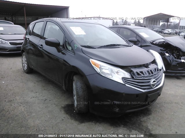 3N1CE2CP0FL394066 - 2015 NISSAN VERSA NOTE S/S PLUS/SV/SL/SR BLACK photo 1