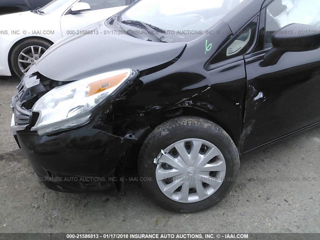 3N1CE2CP0FL394066 - 2015 NISSAN VERSA NOTE S/S PLUS/SV/SL/SR BLACK photo 6