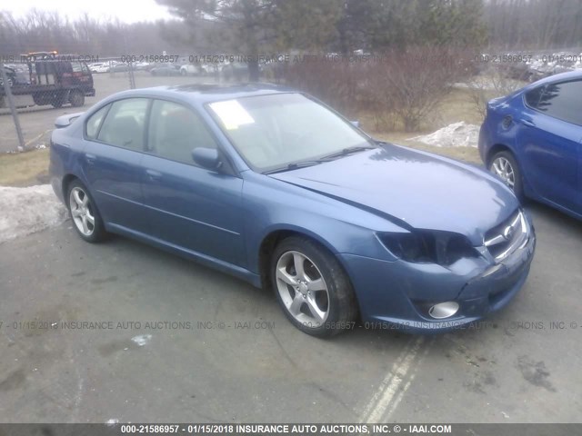 4S3BL626387216254 - 2008 SUBARU LEGACY 2.5I LIMITED BLUE photo 1