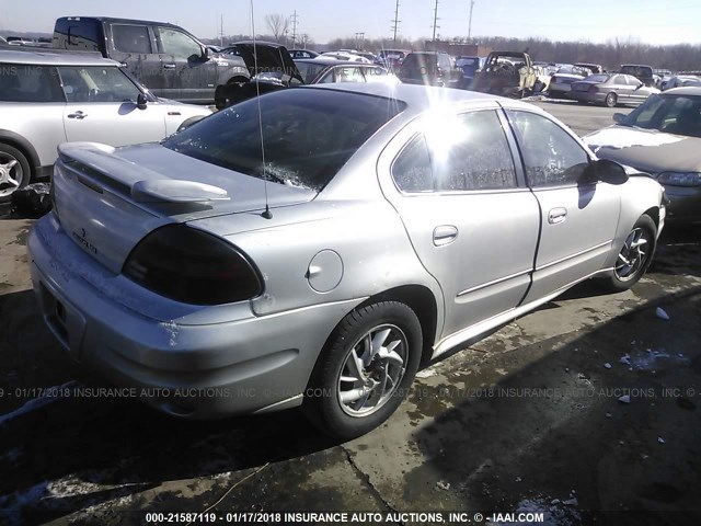 1G2NF52E54M645868 - 2004 PONTIAC GRAND AM SE1 SILVER photo 4