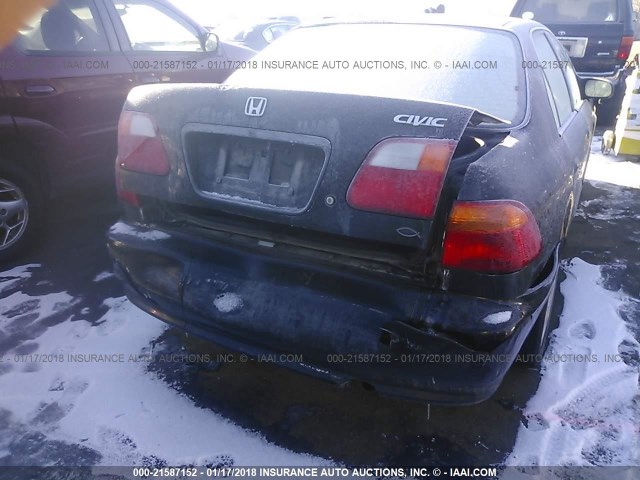 2HGEJ6514XH926643 - 1999 HONDA CIVIC SE BLACK photo 6