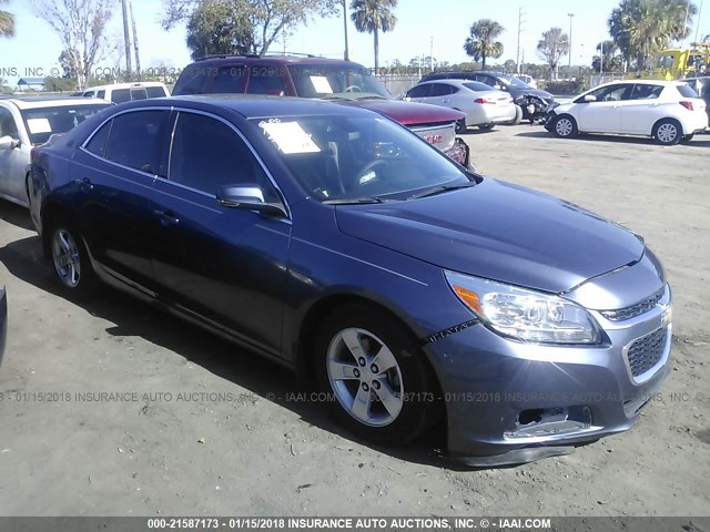 1G11C5SL8FF225149 - 2015 CHEVROLET MALIBU 1LT Light Blue photo 1