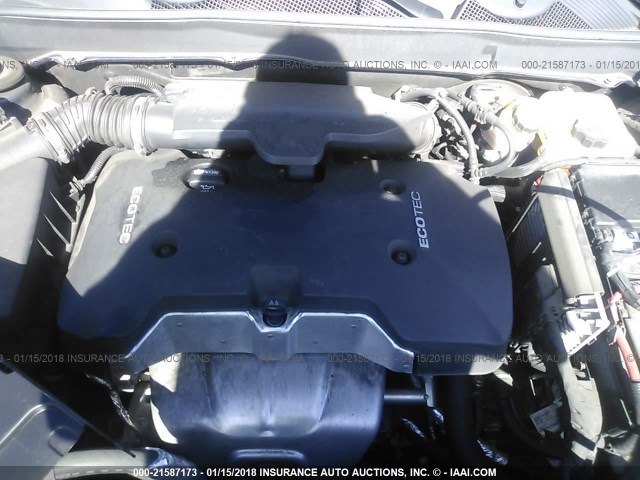 1G11C5SL8FF225149 - 2015 CHEVROLET MALIBU 1LT 浅蓝色 照片 10