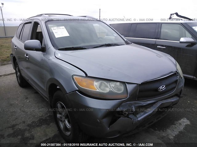 5NMSG13D57H097795 - 2007 HYUNDAI SANTA FE GLS GRAY photo 1