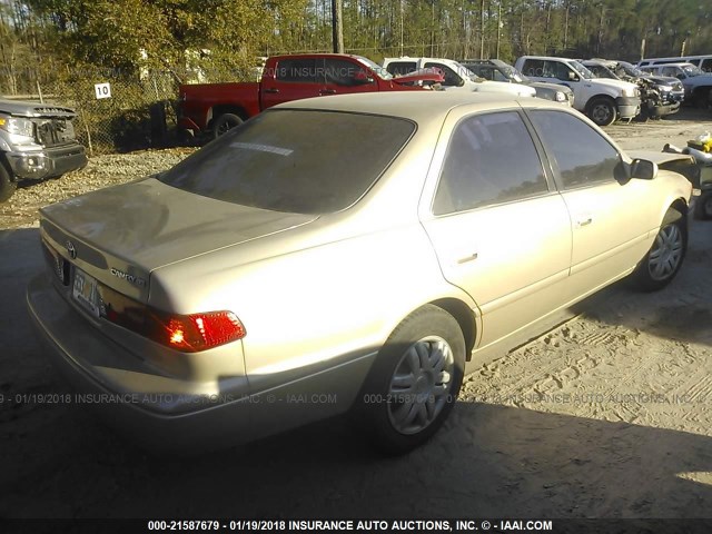 4T1BG22K51U865468 - 2001 TOYOTA CAMRY CE/LE/XLE 棕色 照片 4