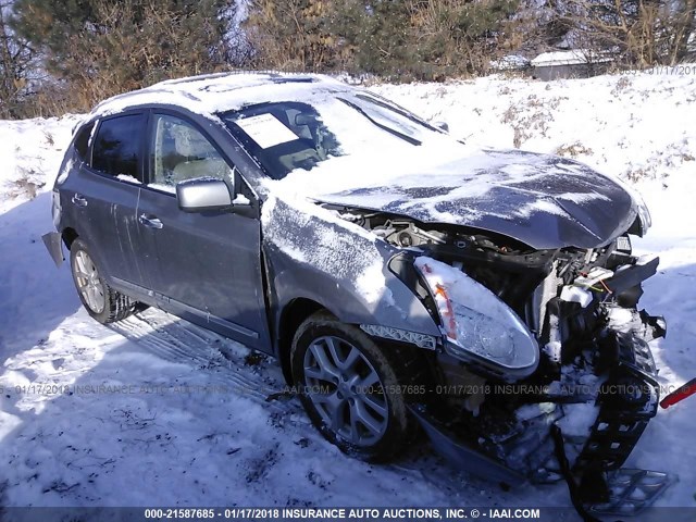 JN8AS5MVXBW681631 - 2011 NISSAN ROGUE S/SV/KROM GRAY photo 1