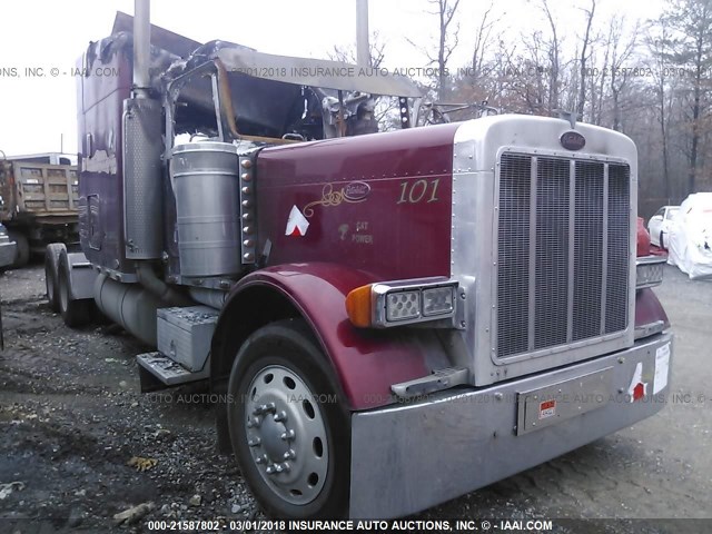 1XP5DB9X2YN508117 - 2000 PETERBILT 379 MAROON photo 1