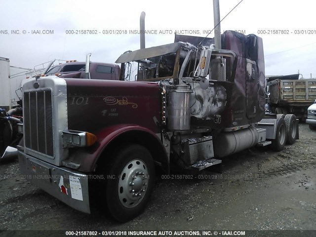 1XP5DB9X2YN508117 - 2000 PETERBILT 379 MAROON photo 2