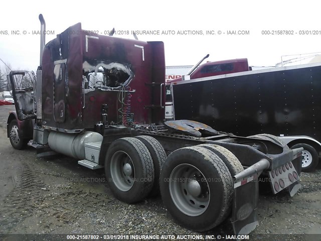 1XP5DB9X2YN508117 - 2000 PETERBILT 379 MAROON photo 3