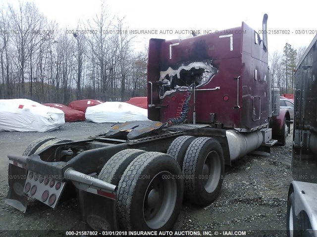 1XP5DB9X2YN508117 - 2000 PETERBILT 379 MAROON photo 4