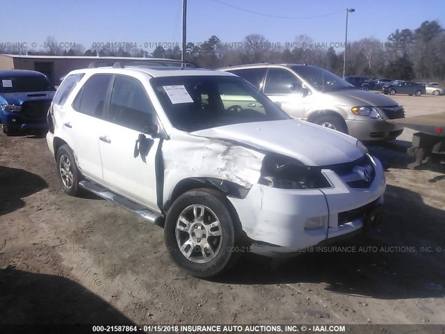 2HNYD18746H527472 - 2006 ACURA MDX TOURING WHITE photo 1