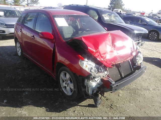 2T1KR32E75C373199 - 2005 TOYOTA COROLLA MATRIX XR RED photo 1