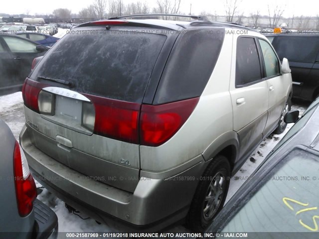 3G5DA03E24S596742 - 2004 BUICK RENDEZVOUS CX/CXL WHITE photo 4