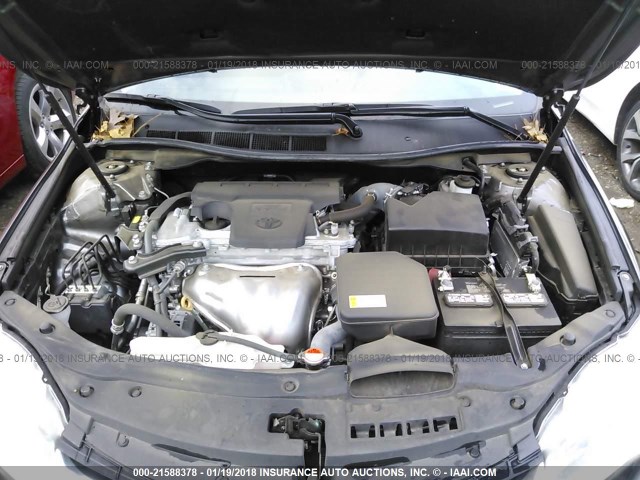 4T4BF1FKXGR537937 - 2016 TOYOTA CAMRY LE/XLE/SE/XSE GRAY photo 10