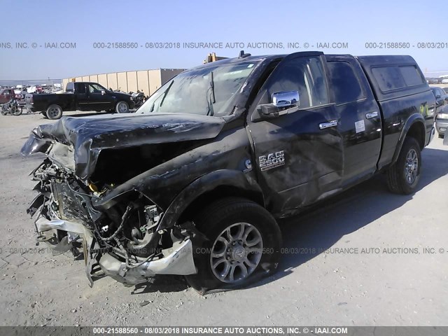 3C6UR5FL6GG350459 - 2016 RAM 2500 LARAMIE BROWN photo 2