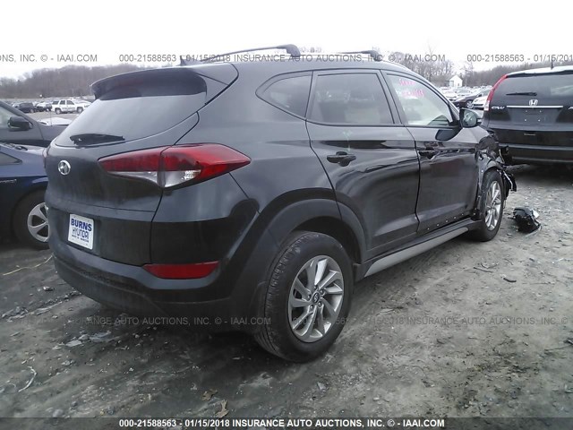 KM8J33A44HU428023 - 2017 HYUNDAI TUCSON LIMITED/SPORT AND ECO/SE BLACK photo 4