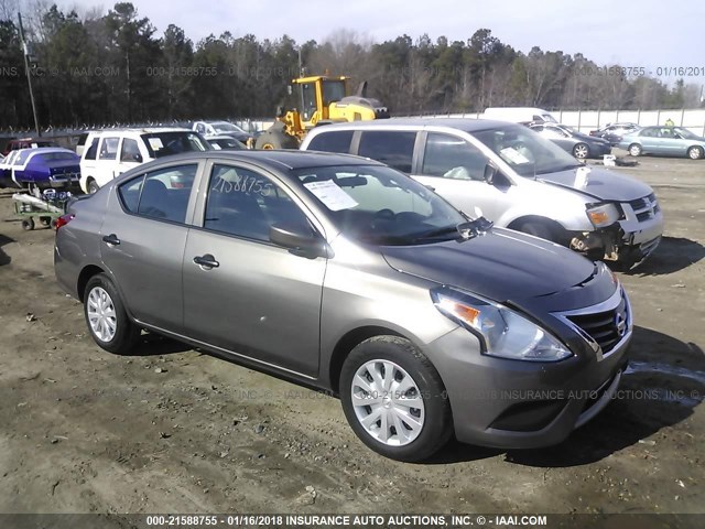 3N1CN7AP7HL883499 - 2017 NISSAN VERSA S/S PLUS/SV/SL GRAY photo 1