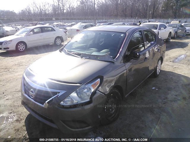 3N1CN7AP7HL883499 - 2017 NISSAN VERSA S/S PLUS/SV/SL GRAY photo 6