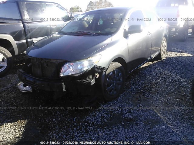 2T1BU4EE7AC323199 - 2010 TOYOTA COROLLA S/LE/XLE GRAY photo 2