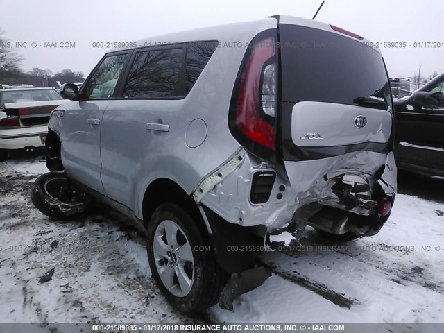 KNDJN2A21J7552021 - 2018 KIA SOUL SILVER photo 6