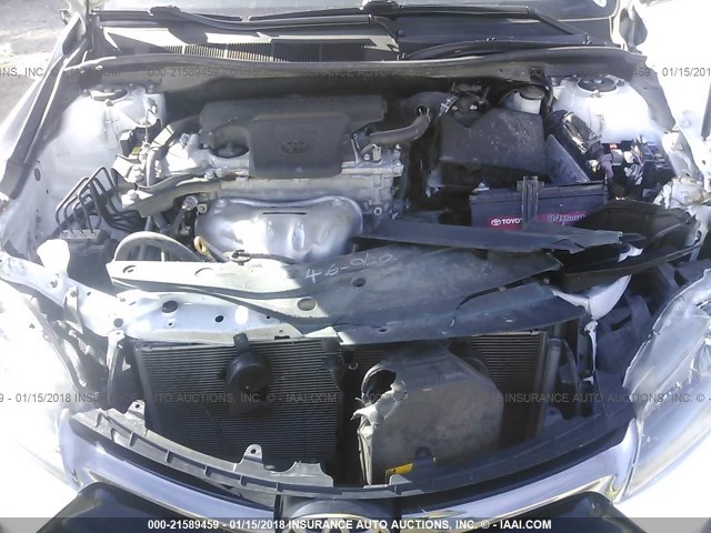 4T1BF1FK1FU956106 - 2015 TOYOTA CAMRY LE/XLE/SE/XSE Weiß Foto 10