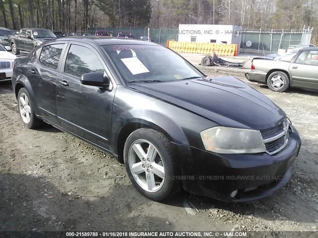 1B3LC76M88N538405 - 2008 DODGE AVENGER R/T BLACK photo 1