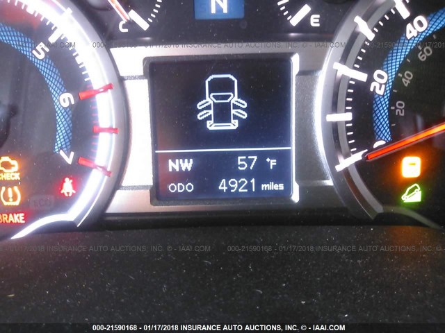 JTEBU5JR0H5418365 - 2017 TOYOTA 4RUNNER SR5 PREM/LTDL/TRAIL/TRD WHITE photo 7