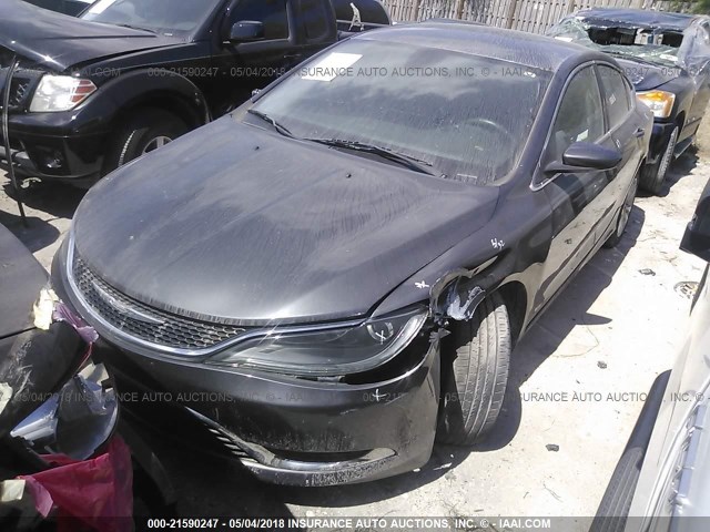 1C3CCCAB0FN633507 - 2015 CHRYSLER 200 LIMITED GRAY photo 2