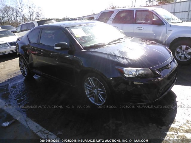 JTKJF5C76C3027742 - 2012 TOYOTA SCION TC 黑色 照片 1