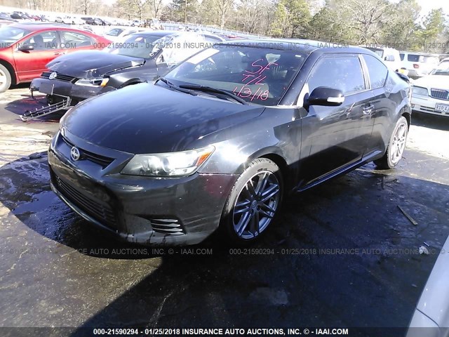 JTKJF5C76C3027742 - 2012 TOYOTA SCION TC 黑色 照片 2