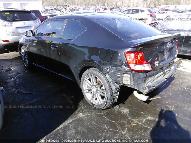 JTKJF5C76C3027742 - 2012 TOYOTA SCION TC 黑色 照片 3