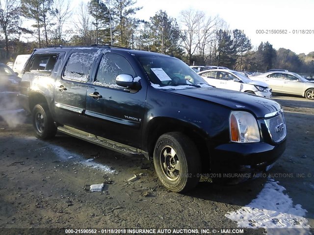 1GKFK16307J351382 - 2007 GMC YUKON XL K1500 BLUE photo 1