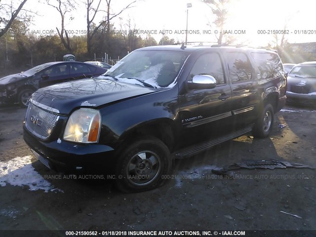 1GKFK16307J351382 - 2007 GMC YUKON XL K1500 BLUE photo 2