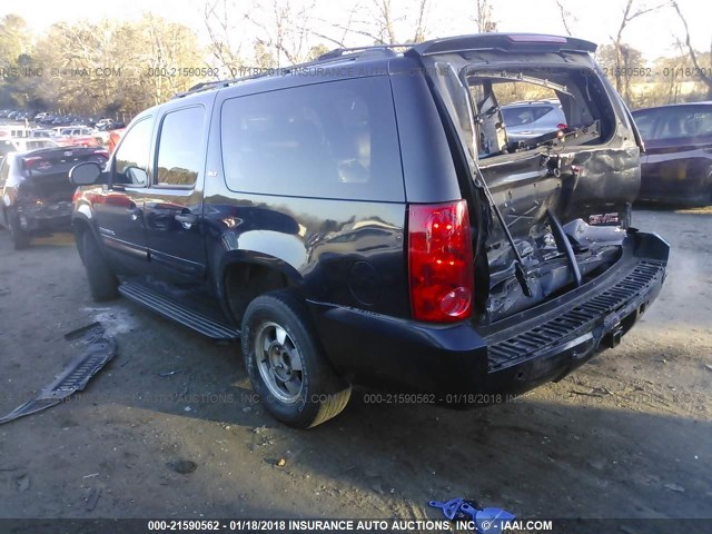 1GKFK16307J351382 - 2007 GMC YUKON XL K1500 BLUE photo 3