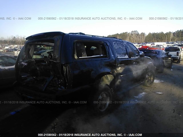 1GKFK16307J351382 - 2007 GMC YUKON XL K1500 BLUE photo 4