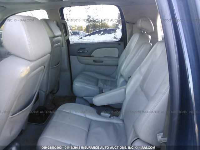 1GKFK16307J351382 - 2007 GMC YUKON XL K1500 BLUE photo 8