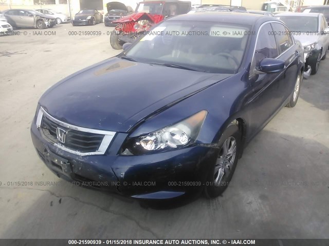 1HGCP2F45AA015637 - 2010 HONDA ACCORD LXP Dark Blue photo 2