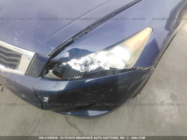 1HGCP2F45AA015637 - 2010 HONDA ACCORD LXP Dark Blue photo 6