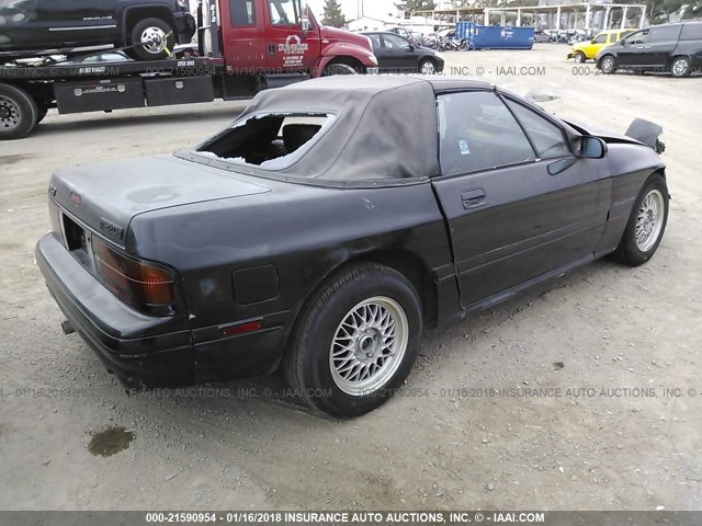 JM1FC3521L0710090 - 1990 MAZDA RX7 BLACK photo 4