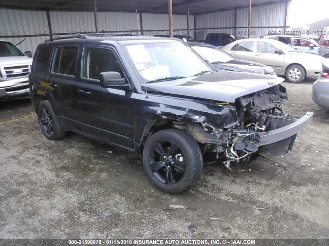 1C4NJPBA4ED674587 - 2014 JEEP PATRIOT SPORT GRAY photo 1