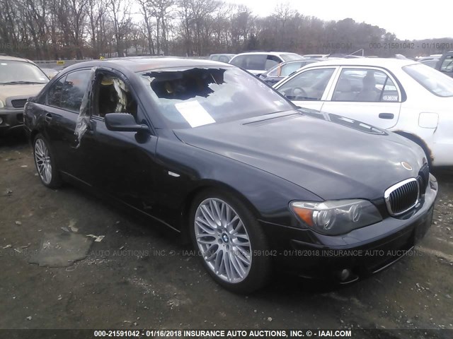 WBAHL83547DT07803 - 2007 BMW 750 I Світло-коричневий фото 1